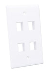 Placca Porta Frutti 4 Posti Mod.503 Bianco