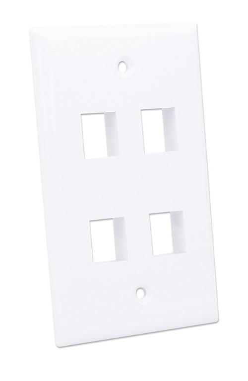 Placca Porta Frutti 4 Posti Mod.503 Bianco