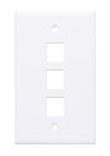 Placca Porta Frutti 3 Posti Mod.503 Bianco