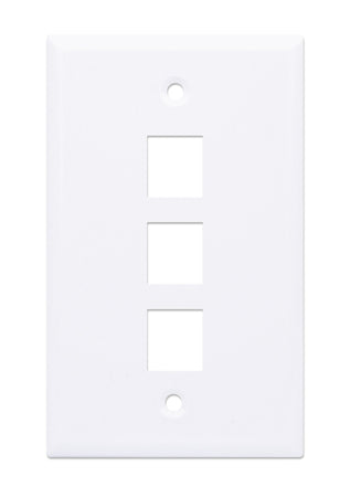 Placca Porta Frutti 3 Posti Mod.503 Bianco