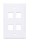 Placca Porta Frutti 4 Posti Mod.503 Bianco