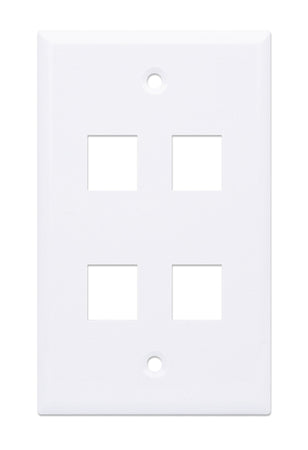 Placca Porta Frutti 4 Posti Mod.503 Bianco