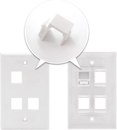 Tappo per RJ45 con Attacco Keystone 10 pz