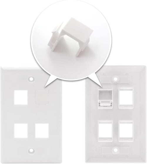 Tappo per RJ45 con Attacco Keystone 10 pz