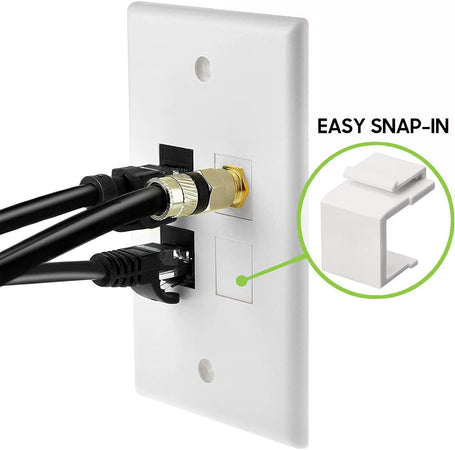 Tappo per RJ45 con Attacco Keystone 10 pz