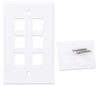 Placca Porta Frutti 6 Posti Mod.503 Bianco
