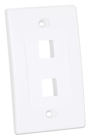 Placca Porta Frutti 2 Posti Mod.503 Bianco