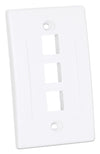 Placca Porta Frutti 3 Posti Mod.503 Bianco