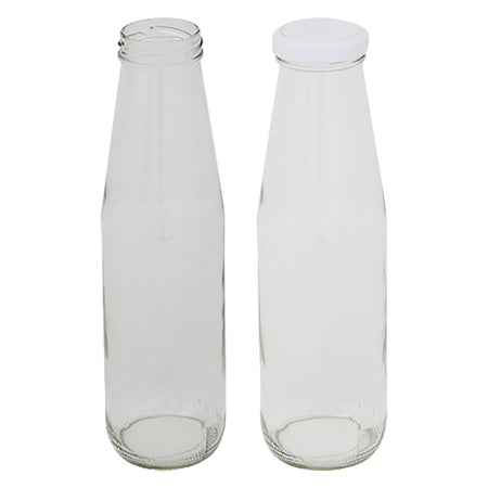 VASO VETRO 'BOCCACCIO' PER ALIMENTI TIPO 'PASSATA 720 ml - imbocc. Ø 53 mm s/tappo