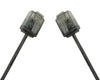 Cavo di rete Patch in Rame Ultra Slim Cat.6 Nero UTP 3 m