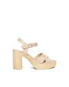 Nero Giardini sandali donna in pelle tamigi lino E617010D453