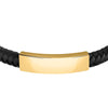 Bracciale SECTOR uomo Bandy nero / oro