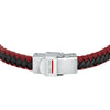 Bracciale SECTOR uomo Bandy rosso / nero