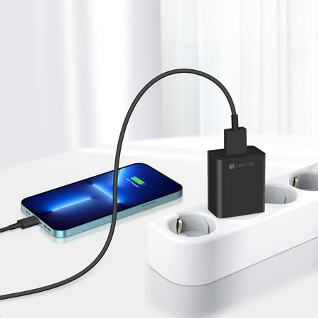 Caricatore Alimentatore USB-A da Muro 5V 2.4A per Smartphone o Tablet