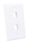 Placca Porta Frutti 2 Posti Mod.503 Bianco