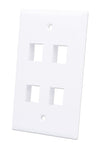 Placca Porta Frutti 4 Posti Mod.503 Bianco