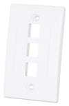 Placca Porta Frutti 3 Posti Mod.503 Bianco