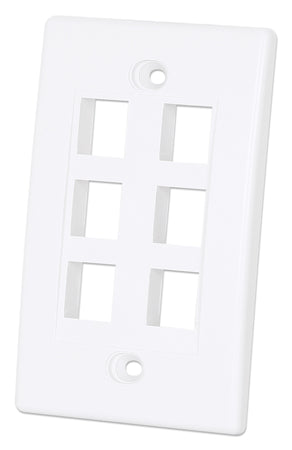 Placca Porta Frutti 6 Posti Mod.503 Bianco