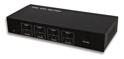 Matrix SVGA 4 IN 4 OUT Full HD 1080p con Audio