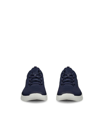 Ecco sneakers uomo Gruuv M in pelle blu