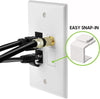 Tappo per RJ45 con Attacco Keystone 10 pz
