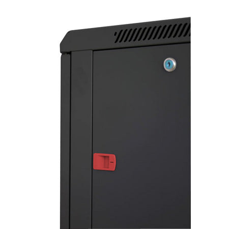 Armadio Rack 19'' a muro 15 unit&agrave sezione unica prof. 600mm Nero