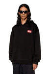 DIESEL felpa uomo diesel a11592 0ilac s-nlabel-hood-l1 9xx da uomo