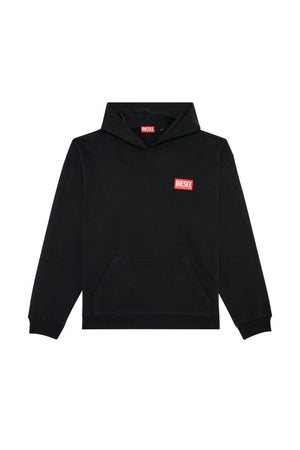 DIESEL felpa uomo diesel a11592 0ilac s-nlabel-hood-l1 9xx da uomo