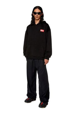 DIESEL felpa uomo diesel a11592 0ilac s-nlabel-hood-l1 9xx da uomo