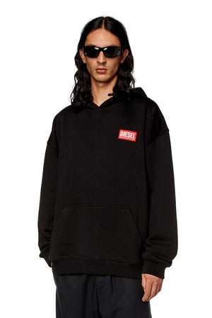 DIESEL felpa uomo diesel a11592 0ilac s-nlabel-hood-l1 9xx da uomo