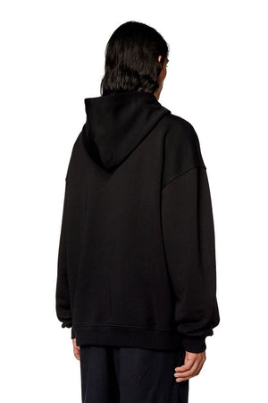 DIESEL felpa uomo diesel a11592 0ilac s-nlabel-hood-l1 9xx da uomo