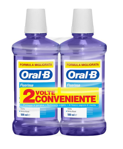Oralb collut fluorinse 2x500ml