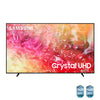 Samsung TV Crystal UHD 4K 75” UE75DU7170UXZT Smart TV Wi-Fi Black 2024, Processore Crystal 4K, 4K Upscaling, Slim Look Design, O