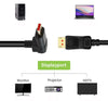 Cavo Audio/Video DisplayPort 1.4 8K M/M Angolato 90° 2m Nero