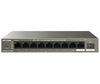 Switch 9GE +1SFP con PoE 8 porte Gestito da Cloud, G2210P-8-102W