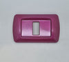 PLACCA ROSSO CICLAMINO METALLIZZATO IN ABS PER SCATOLE RETTANGOLARI SERIE ECLIPSE ROSSO CICLAMINO