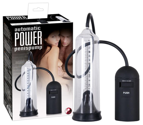 Penis Pump Nero Trasparente