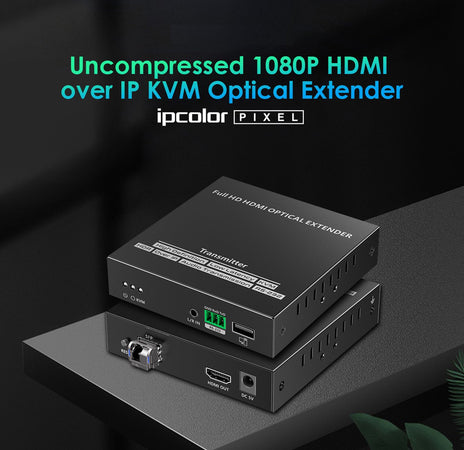 Ricevitore per Extender Ottico KVM HDMI Over IP Full HD Non Compresso fino a 40Km