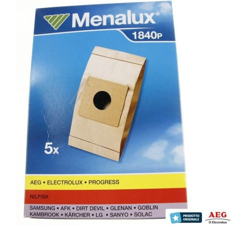 Confezione sacchetti aspirapolvere 1840P Menalux 9002561109