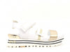 LIU JO MAXI WONDER Sandalo sportivo donna bianco con strappo