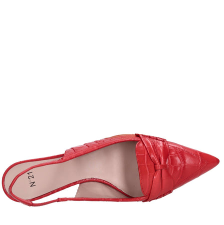 NÃâ€šÂ°21 Scarpe con Tacco Rosso da donna