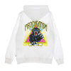PROPAGANDA Felpa Cappuccio Uomo Panter Marble Hood White da uomo