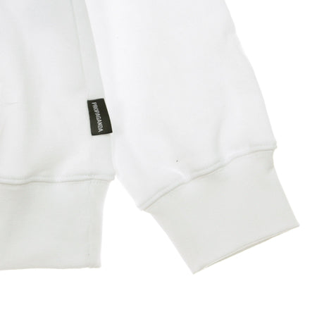 PROPAGANDA Felpa Cappuccio Uomo Panter Marble Hood White da uomo