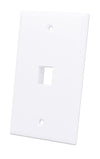 Placca Porta Frutti 1 Posto Mod.503 Bianco