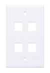 Placca Porta Frutti 4 Posti Mod.503 Bianco