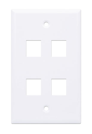 Placca Porta Frutti 4 Posti Mod.503 Bianco