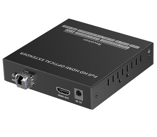 Ricevitore per Extender Ottico KVM HDMI Over IP Full HD Non Compresso fino a 40Km