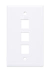 Placca Porta Frutti 3 Posti Mod.503 Bianco