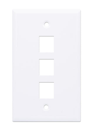 Placca Porta Frutti 3 Posti Mod.503 Bianco