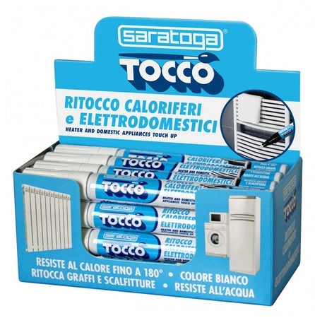 Saratoga Tocco bianco 10ml paint ritocco per caloriferi ed elettrodomestici - 1pz